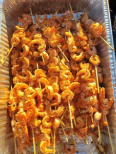 Tangy Bada-Bing! Shrimp Skewers 